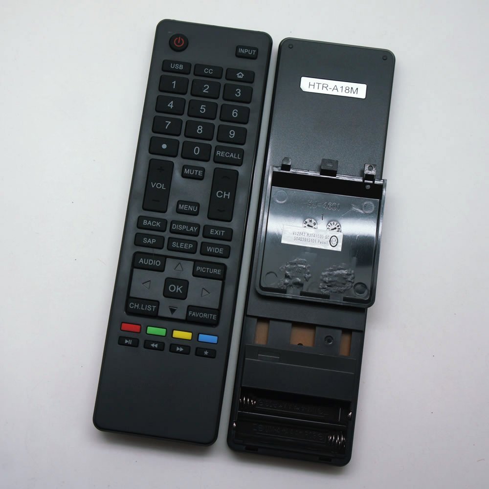 USARMT HTR-A18M Remote Control Fit for HAIER LCD LED TV 32D3000 LE32M600M20 LE32F32200 LE24M600M80 LE24F33800 LE39F32800 LE39M600M80 40D3500M 48D3500 LE48M600M80 LE50M600M80 55D3550 LE55M600M80