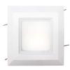 Westgate 15 Watt 6" Inch Recessed Lighting Kit with Baffle Trim - Square Shaped LED Retrofit Downlight - Premium Dimmable Light Fixture - Best Ceiling Lights - ETL Listed (5000K Bright White 1 Pack) view 1