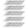 uxcell Split Ring End Mobile Cell Phone Strap Lariat 100Pcs Black view 1