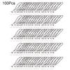 uxcell Split Ring End Mobile Cell Phone Strap Lariat 100Pcs Black view 2