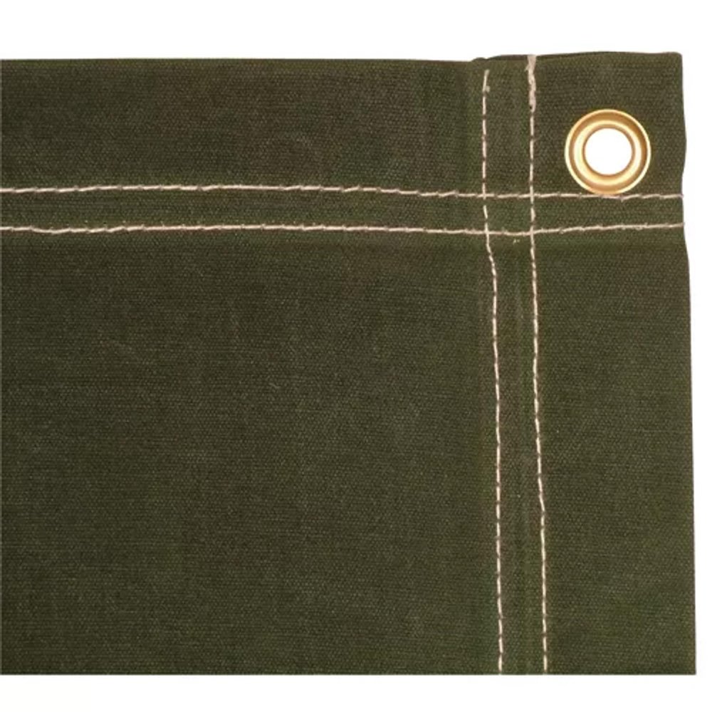 Fox Outdoor Products OD Canvas Tarp, Size 5'x7'
