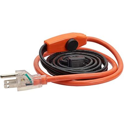 Easy Heat Pipe Heating Cable, 5W, 1/2 inch, 2-Pin Male-to-Female, 3 Gbps Data Transfer, 0.09 lbs, Indoor/Outdoor, AHB013A