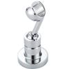 TINTON LIFE Universal Bathroom Adjustable Shower Head Wall Mount Holder Base Removable Bracket Shower Head Adapter for Kids or Adults(Semicircle Silver) view 1