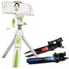 BENRO Handheld Tripod 3 in 1 Self-Portrait Monopod Phone Selfie Stick Bluetooth Remote Shutter Compatible with Smartphone (Blue) (White) view 2