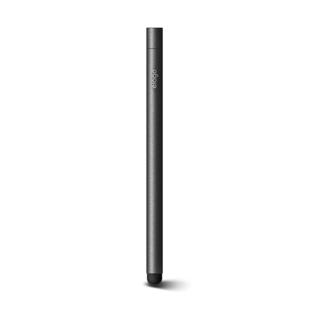 elago Premium Aluminum Stylus Pens for All Touch Screen Tablets/Cell Phones [Slim][Black], Replaceable Tip, Extra Tip Included, Compatible with iPhone, iPad, Galaxy S Series, Galaxy Tab, Kindle Fire