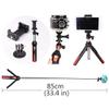 BENRO Handheld Tripod 3 in 1 Self-Portrait Monopod Phone Selfie Stick Bluetooth Remote Shutter Compatible with Smartphone (Red) view 4