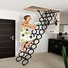 FAKRO LST 66875 Insulated Steel Scissor Attic Ladder for 22-Inch x 31-Inch Rough Openings view 2
