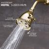 Speakman, Polished Brass S-2005-HB-PB Hotel Anystream High Pressure 2.5 GPM Adjustable Shower Head view 3