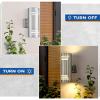 TENGXIN Outdoor Wall Lights,Exterior Wall Light Fixture with Stainless Steel Cylinder,Waterproof. view 3
