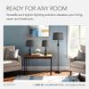 Adesso 3-Piece Lamp Set, Bronze & Dark Herringbone, Table and Floor view 3