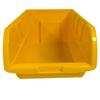 Homak Single Plastic Individual Bin, Large, Yellow, HA01001595 view 3