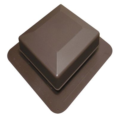 Duraflo 6050BR Roof Vent, 50 Square Inch, Brown