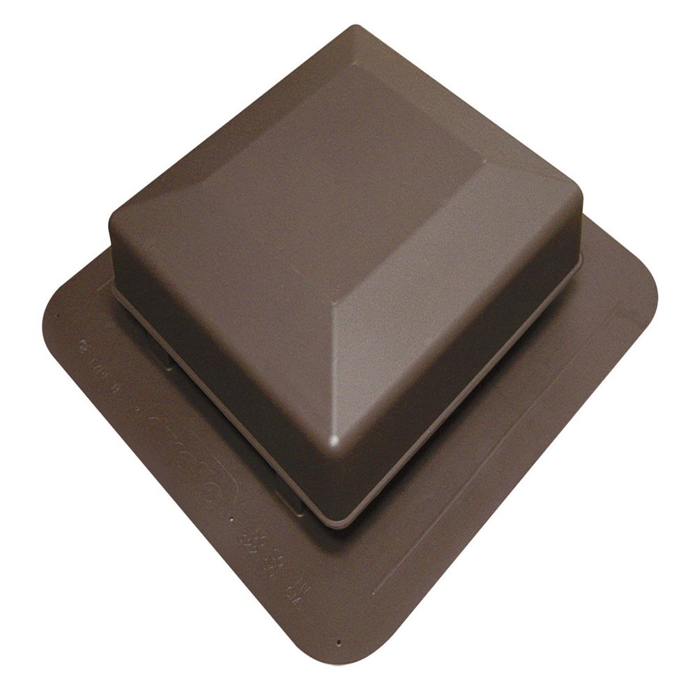 Duraflo 6050BR Roof Vent, 50 Square Inch, Brown