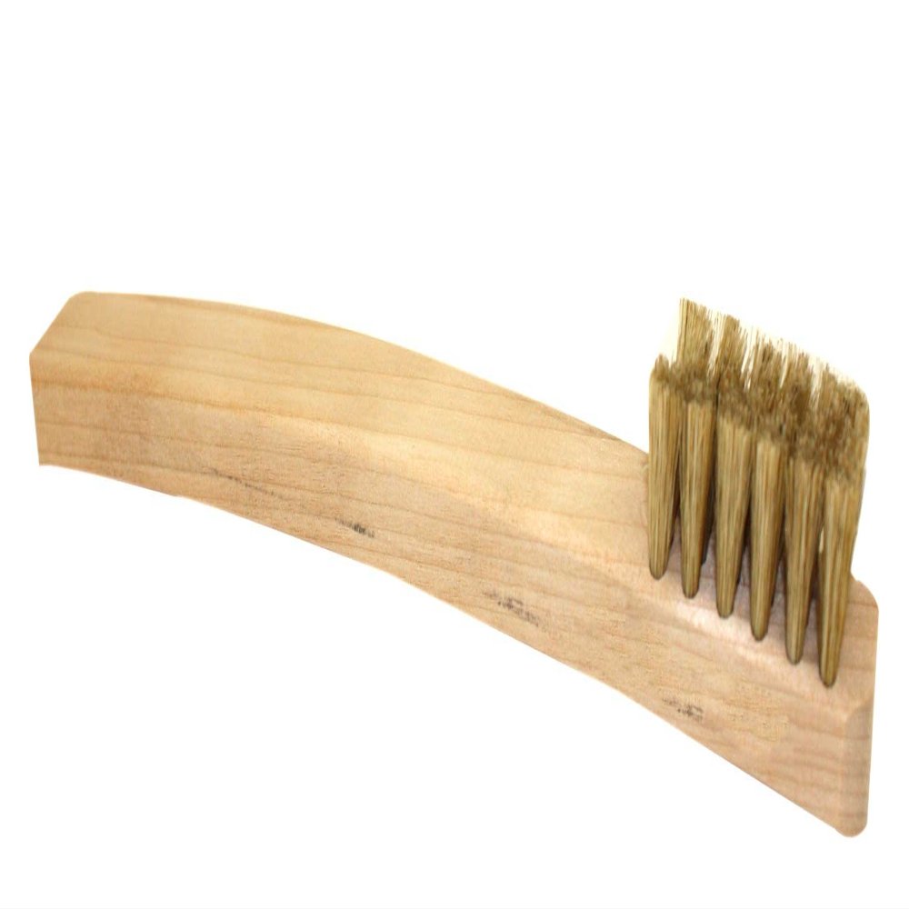 Silk Spotting Brush #21 White Hog Bristle