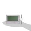 PRO1 IAQ T805 7 Day or 5/1/1 Progammable Electronic Thermostat with 8 Square Inch Display , White view 3