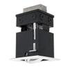 Jesco Lighting MMGR1650-1EWB Mini Modulinear Directional Lighting for Remodeling, 50W MR16 1-Light Linear, Black Interior with White Trim view 1
