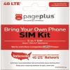 Page Plus SIM CARD 4G LTE 3 in 1 Sim Kit, Black (Nano-Micro-Standard) view 1