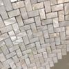 Genuine White Herringbone Mother of Pearl Mosaic Tile 12 Packs-Bathroom Kitchen Shower Wall Backspalsh Tile view 4