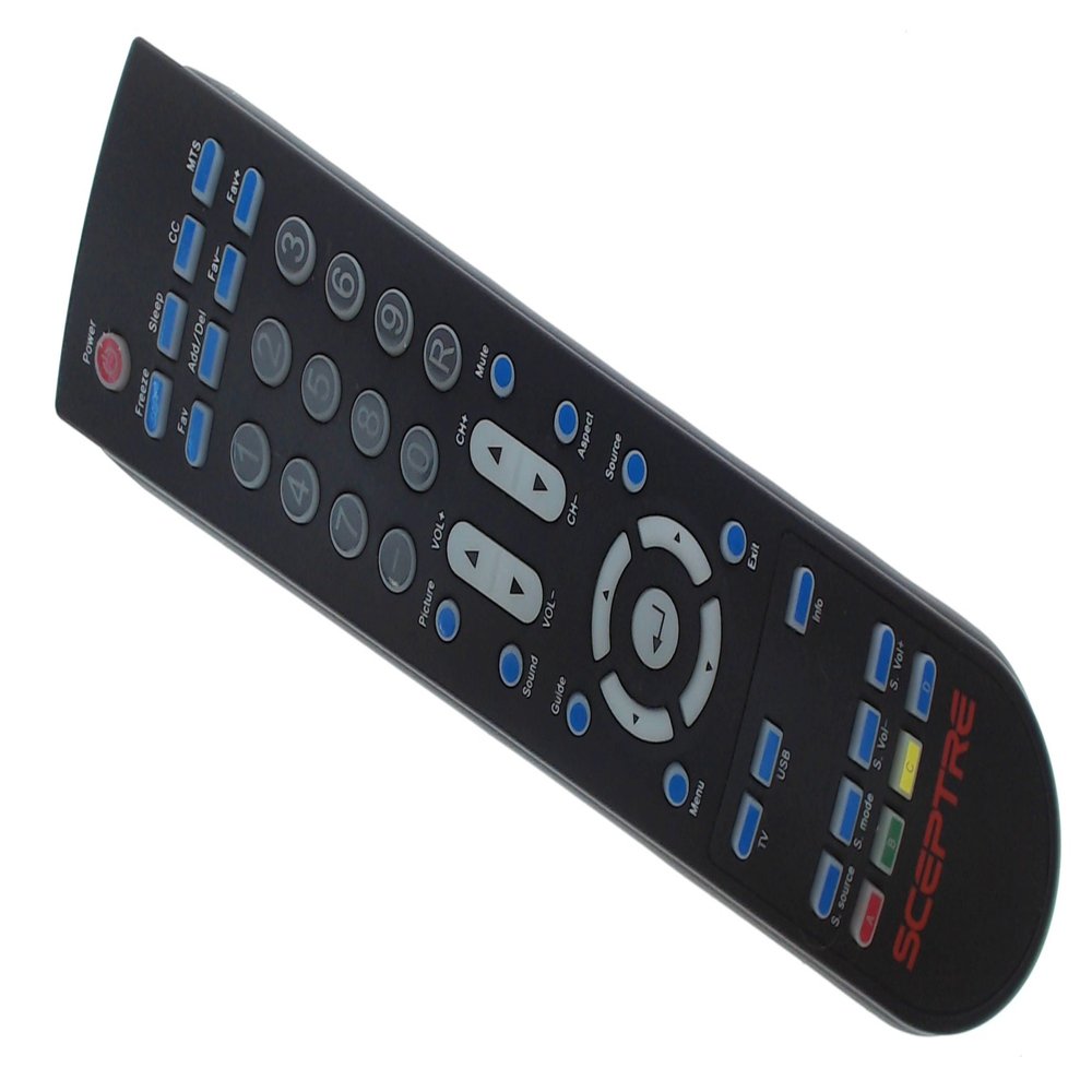 USARMT New Replacement Remote Control for Sceptre KR007B008 KR003B003 142022370003C KR008Y008 142021270010C LCD LED HDTV TV