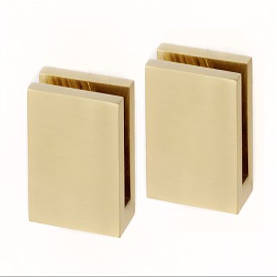 Alno Contemporary II Shelf Brackets Only (pair) - Satin Brass