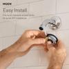 Moen Velocity Chrome Two-Function Rainshower 8-Inch Shower Head with Immersion Technology for a High-Pressure Rinse, S6320 view 2