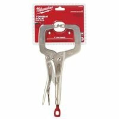 Milwaukee Electric Tools 495-48-22-3531 Torque Lock C-Clamp Locking Pliers With Regular Jaws44; 11 in.