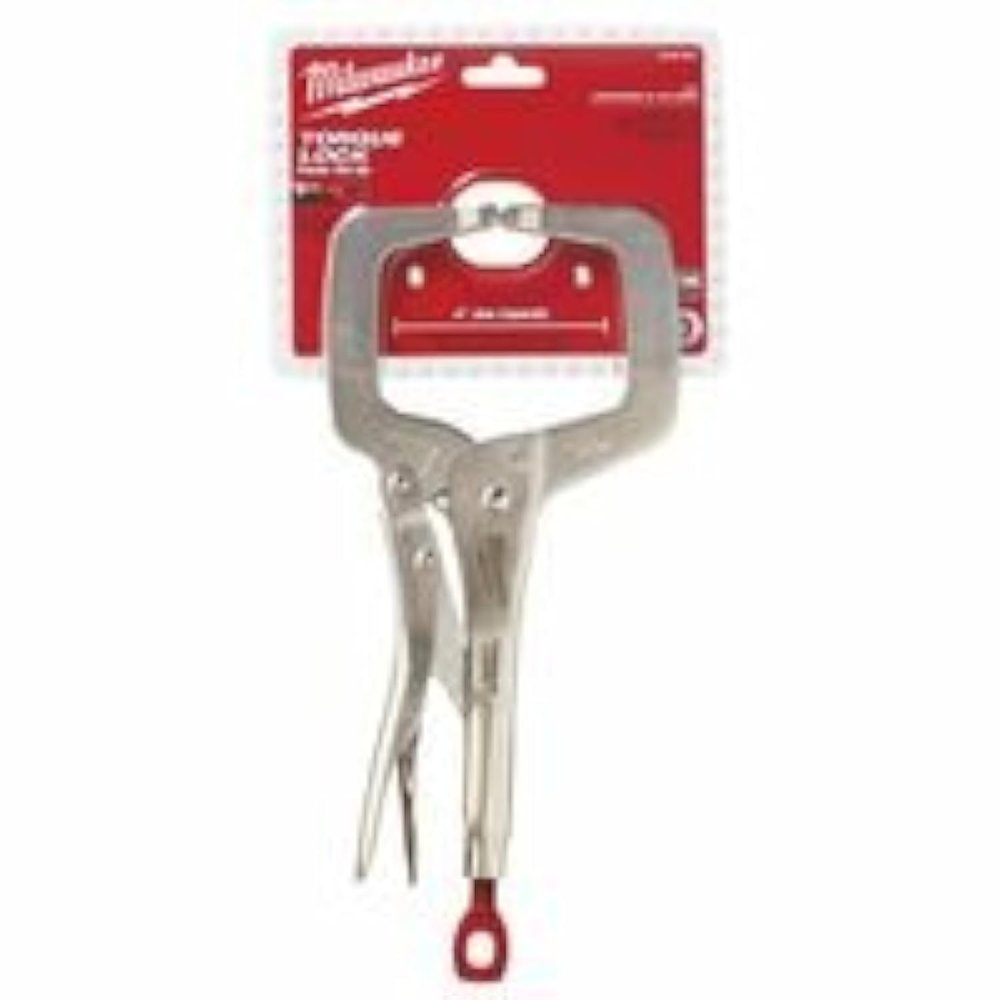 Milwaukee Electric Tools 495-48-22-3531 Torque Lock C-Clamp Locking Pliers With Regular Jaws44; 11 in.
