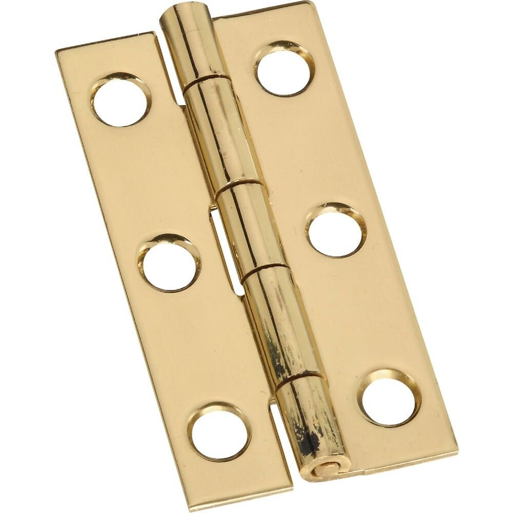Deco Hinge Brass 2x1 In