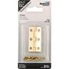 Deco Hinge Brass 2x1 In view 2