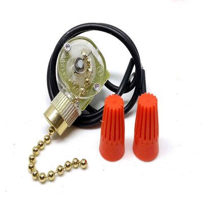 Zing Ear ZE-109 ceiling fan pull chain switch replacement 2 wire On Off Switch for Ceiling Fan and Lighting