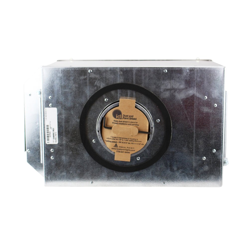 Focal Point Lighting Fd4-Mr-E1-Ro-Ic Id Series Recessed Lighting Housing, Halogen, Mr16, 120V, Round