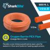 SharkBite 1/2 Inch x 500 Feet Orange PEX Pipe, Made in the USA, Oxygen Barrier Flexible Water Tubing for Radiant and Hydronic Heating, U860O500 view 2