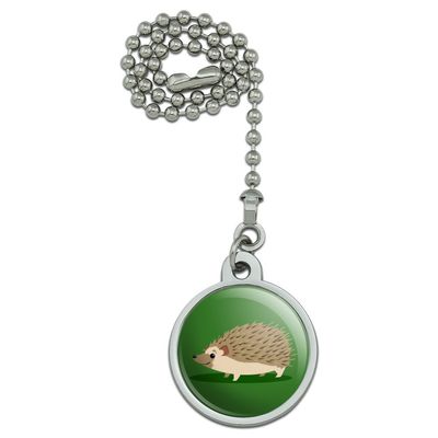 GRAPHICS & MORE Hedgehog on Green Ceiling Fan and Light Pull Chain