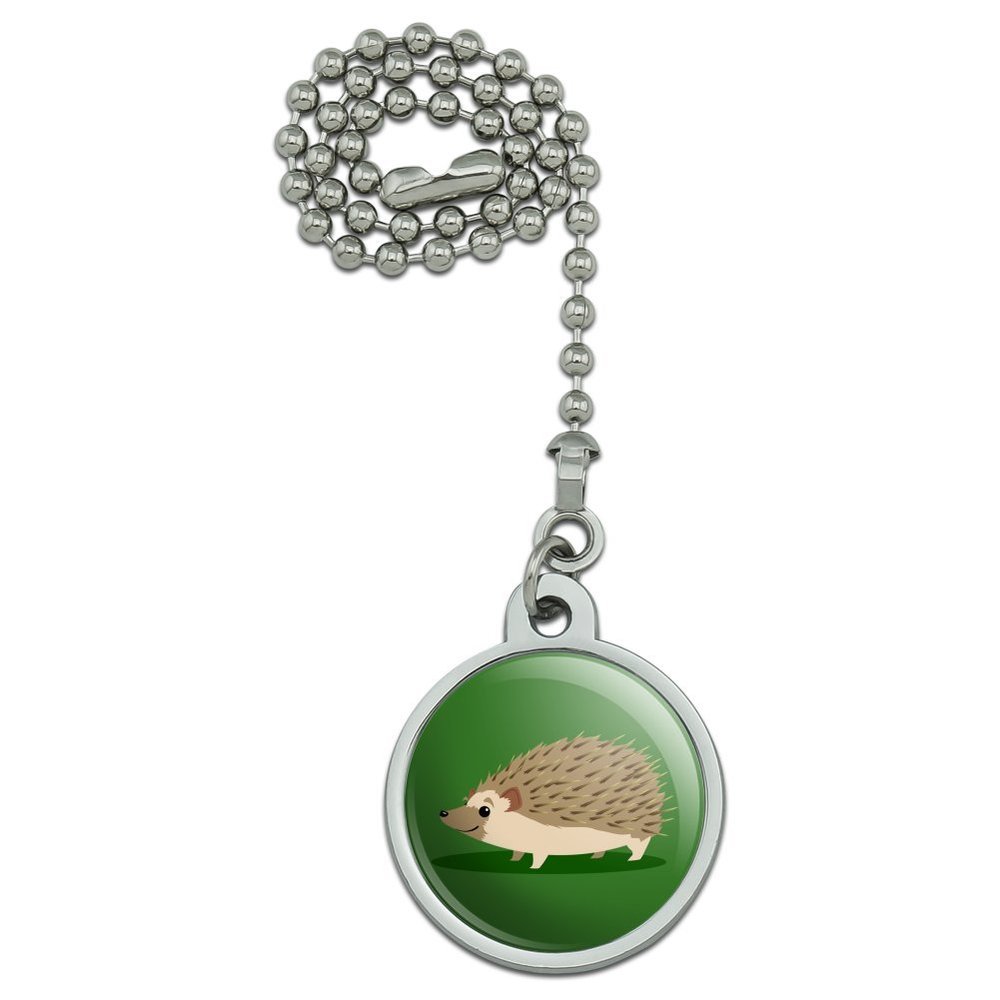 GRAPHICS & MORE Hedgehog on Green Ceiling Fan and Light Pull Chain