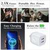 Wall Charger,USB Brick 3Pack 2.1A/5V Dual Port USB Plug Charger Cube Power view 2