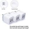 Wall Charger,USB Brick 3Pack 2.1A/5V Dual Port USB Plug Charger Cube Power view 4
