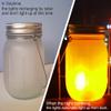 Mason Jar Solar Lights Lanterns, 6-Pack Amber Flame Flicker Lights with Glass Mason Jar,Best for Wedding Garden Patio Outdoor Solar Powered Hanging Lanterns(Jars & Hangers Included) view 4