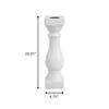 Baluster Leg White Ceramic Balustrade Part 20.25" High Decorative Stair Railing Balcony Balusters | Renovators Supply Manufacturing Pack of 2 view 3