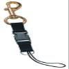 Innovative Split-Ring Lanyard 4-1/4 Inch Brass Bolt Snap (Black w/Dive Flag) view 1