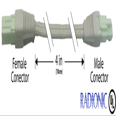 6inch Radionic Hi-Tech Connecting Cord for ZX & LY LED fixture family