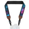 USA Gear TrueSHOT Camera Strap Neoprene Camera Straps - Padded Neck Strap, Accessory Pocket, and Quick Release Buckles - Compatible with Canon, Nikon, Sony and More DSLR and Mirrorless Camera - Galaxy view 1