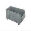 Quantum Storage Systems QRB216MOBGY Rack Bins Heavy Duty Part Organizer Gray Bins 42" L x 20" W x 21" H view 1