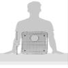 Kindred Stainless Steel Bottom Grid for Sink 15-in x 13-in, BGA1517S view 2