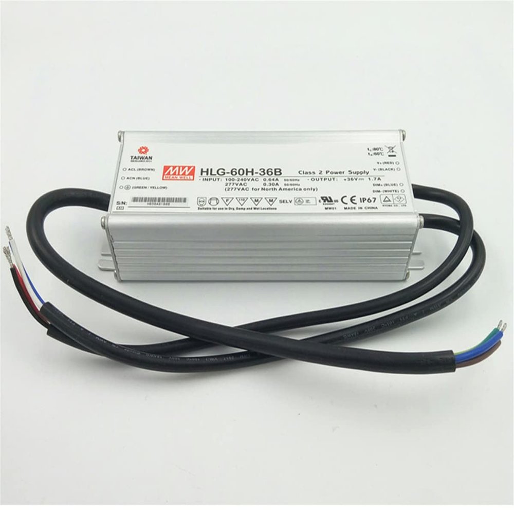 Meanwell HLG-60H-42 Power Supply - 60W 42V 1.45A - IP67