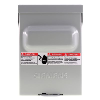 Siemens WN2060 AC Disconnect 60Amp Non-fused, Gray