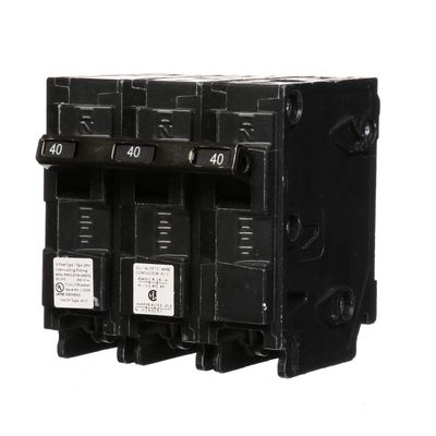 Q340H 40-Amp Three Pole 22kA Type QPH Circuit Breaker