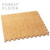 Forest Floor 5/8 Inch Thick Printed Foam Tiles, Premium Wood Grain Interlocking Foam Floor Mats, Anti-Fatigue Flooring, Light Bamboo, 48 Sq Ft view 2