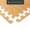 Forest Floor 5/8 Inch Thick Printed Foam Tiles, Premium Wood Grain Interlocking Foam Floor Mats, Anti-Fatigue Flooring, Light Bamboo, 48 Sq Ft view 4