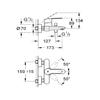 Grohe 33591002 Eurostyle Cosmopolitan Bath Mixing Valve view 2