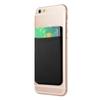 Fashion Culture Black Phone Pocket, Stretchy Lycra Card Holder, Stick-On Phone Wallet, 3M Adhesive, Secure Cellphone Accessory view 2